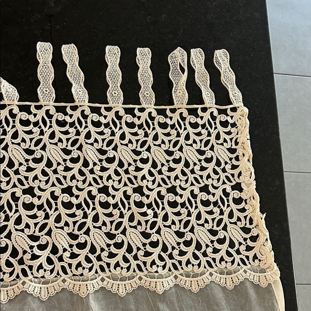 Elegant Lace curtains (2pack) 82 long x 50